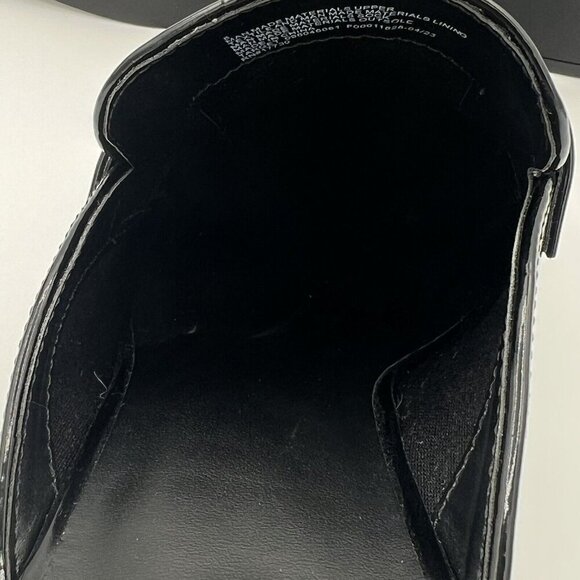 Wild Fable Women’s Eileen Mule Black Slip On Shoes Size 8 Chunky Faux Leather - Picture 6 of 7